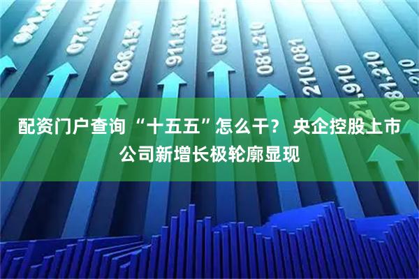 配资门户查询 “十五五”怎么干？ 央企控股上市公司新增长极轮廓显现